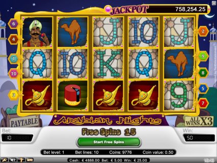 Arabian Nights Slot Machine