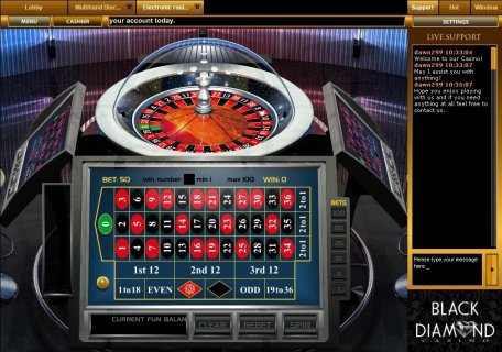 Roulette casino diamond