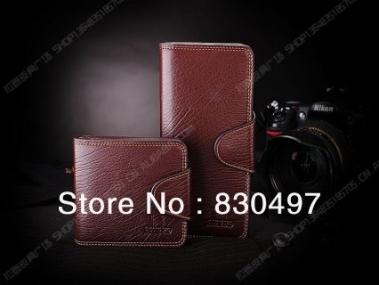 Leather wallet with card slots