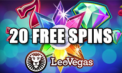 Leovegas 20 free spins