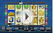 Aristocrat slot Queen Of The Nile II pyramid bonus feature