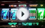 Dynamic 7 (Konami) Slot Machine Free Spins Bonus Game