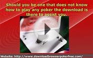 Free Poker Games Download For PC