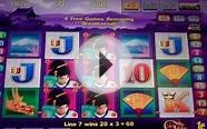 Geisha Deluxe Slot Machine Bonus - 10 Free Games with