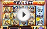 Jackpot Party Casino SLot Machine ZEUS II Many BONUS Hits