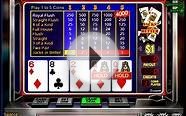 Jacks or Better Poker Video at Slots of Vegas