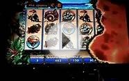 Krakatoa slot machine bonus win at Sands Casino