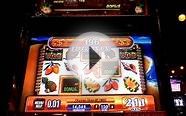 Luau Loot slot machine bonus win at Sands Casino