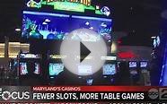 Maryland Casinos Reducing Slots, Adding Table Games