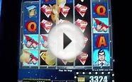 NEW GAME Superman BIG WIN Slot Machine Line Hit