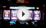 Slot machine bonus win video on Lucky Fountains with re