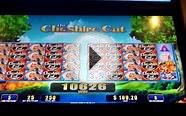 The Cheshire Cat Slot Bonus - MAX BET! - Slot Machine Bonus