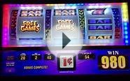 Triple Diamond Slot Machine 12+12 FREE GAMES BONUS