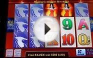 WICKED WINNINGS II slot machine HUGE WIN (RAVENS)